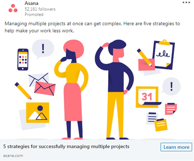 Asana managing multiple project Ad