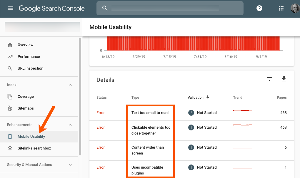 check mobility usage